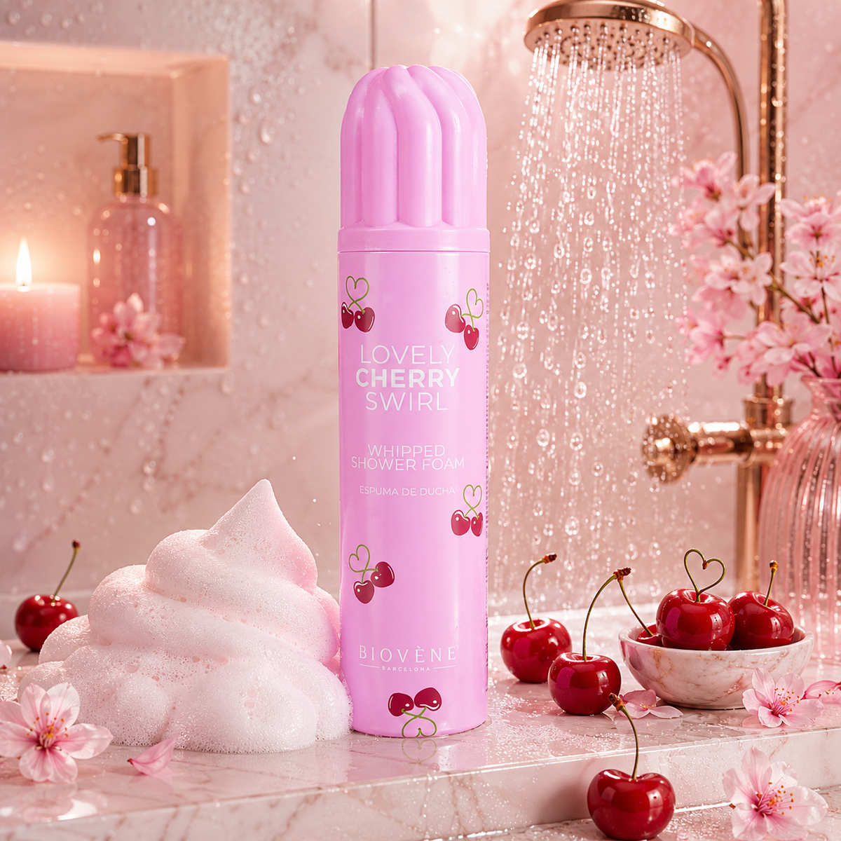 Mousse de Douche - Lovely Cherry Swirl