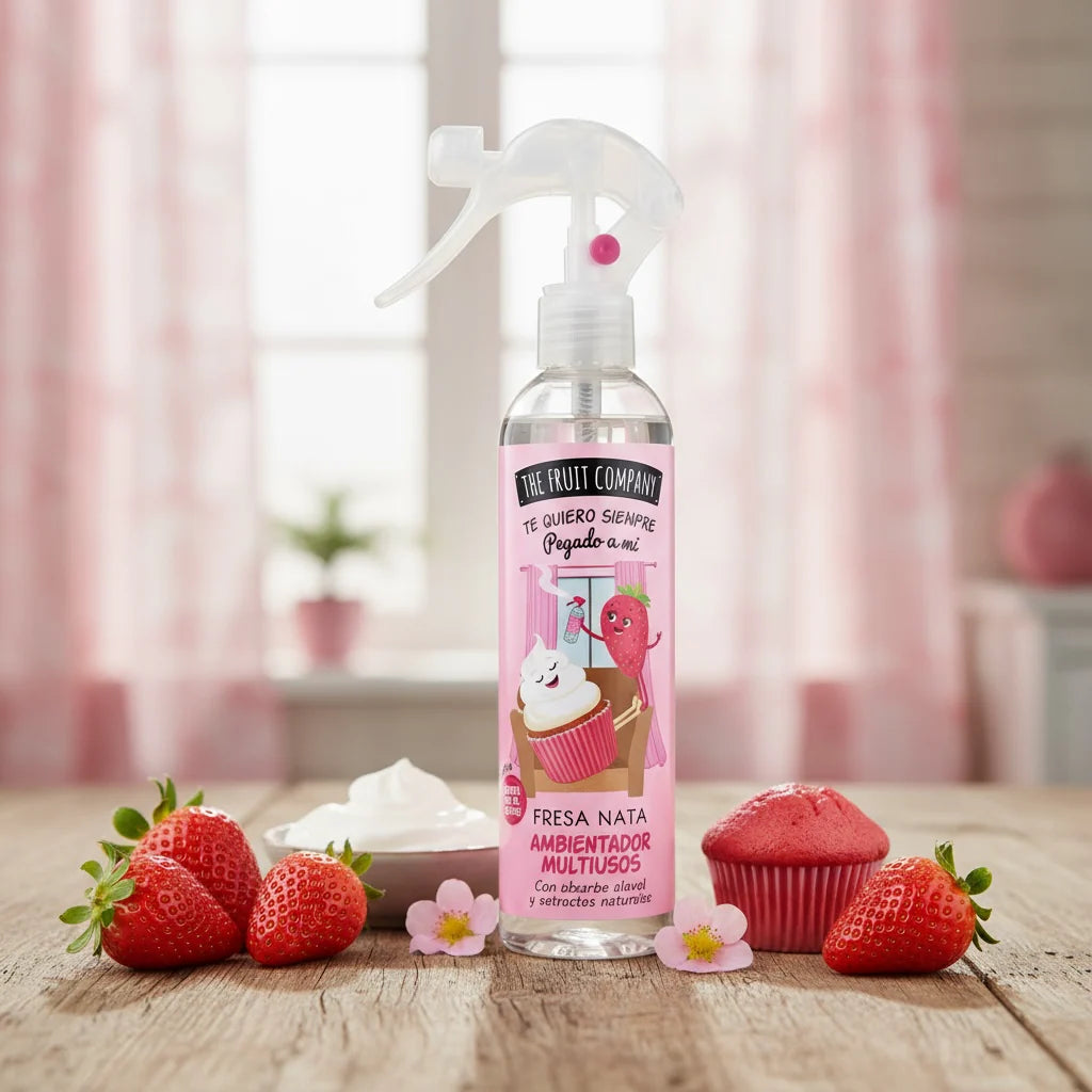 Spray d'Ambiance Maison & Tissu Fraise Chantilly