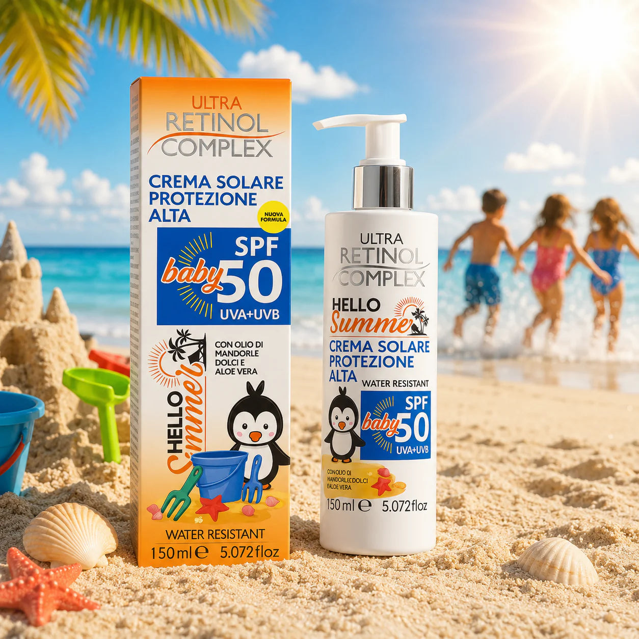 Crème Solaire Enfants & Bébé "Hello Summer" SPF 50