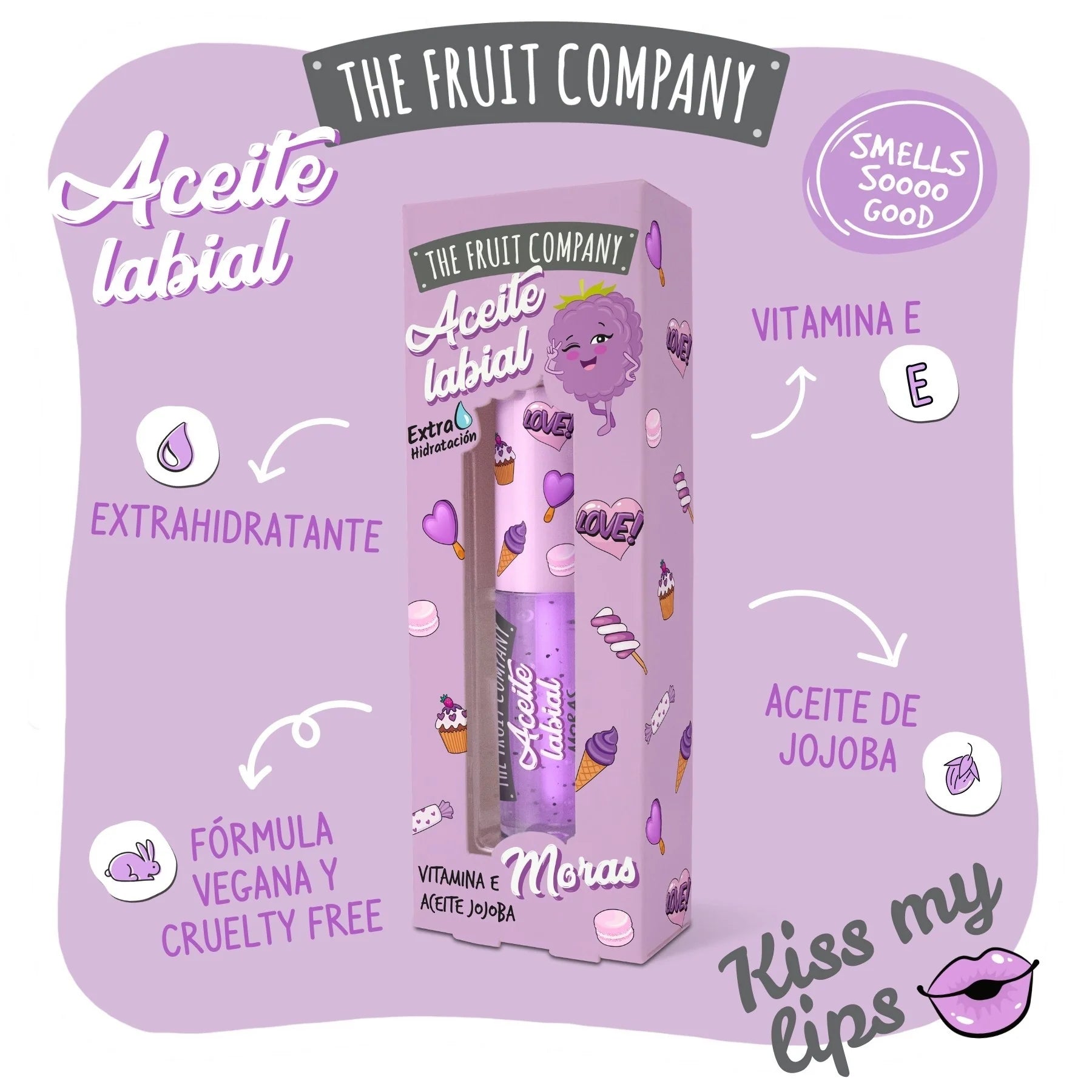 Huile à lèvre The Fruit Company