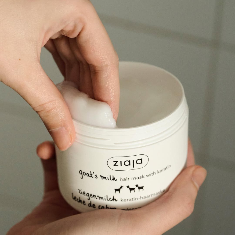 Masque Revitalisant Cheveux à la Kératine et au Lait de Chèvre