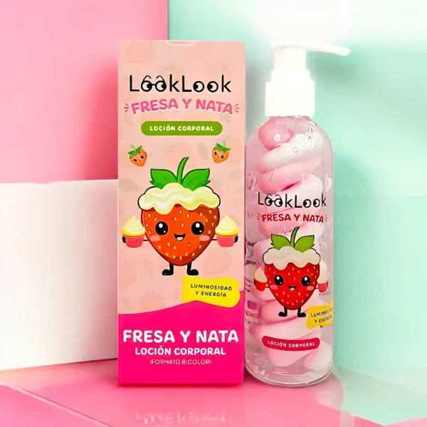 Lotion bicolore Fraise Chantilly